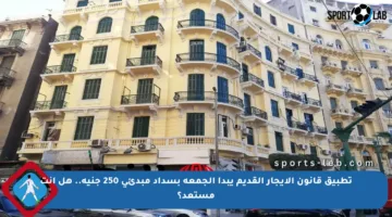 تطبيق قانون الإيجار القديم يبدأ الجمعة بسداد مبدئي 250 جنيه.. هل أنت مستعد؟